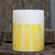 yellow lantern with mosaic design by Nordic Candle image1