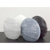 Disc Candles Group Blue Gray Black and White Rustic Texture 5.75 inches wide 2.35 deep and 5.5 inches tall Large Size artisan handmade by Nordic Candle