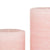 pale dogwood pink pillar candle rustic candle available in sizes 3x4 3x6 3x9 4x6 4x9 hand poured artisan candles by Nordic Candle