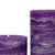 Purple Rustic Pillar Candle 3x4" and 3x6" by Nordic Candle image1