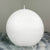 White Disc Candle | Large